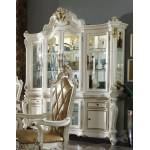 Picardy Antique Pearl Wood Hutch & Buffet (Oversized) by Acme