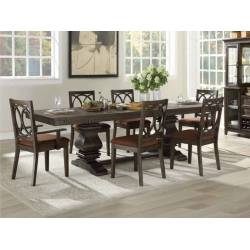 62320+62322*4+62319*2 7PC SETS Jameson Dining Table + 4 Side Chairs + 2 Arm Chairs
