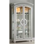 Maverick Platinum Wood/Glass Curio by Acme