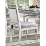 Maverick 2 Platinum Fabric/Wood Side Chairs by Acme