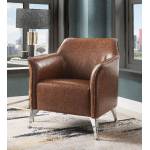 Teague Accent Chair in Brown PU - Acme Furniture 59521