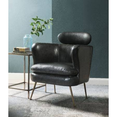 Phelan Accent Chair in Dark Gray PU - Acme Furniture 59520