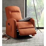 Kasia Recliner w/Power Lift in Orange Linen - Acme Furniture 59459