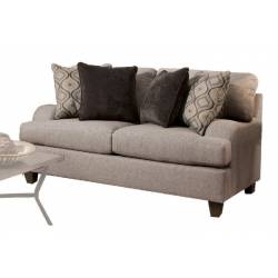 Cantia Loveseat in 2-Tone Gray Fabric - Acme Furniture 55801