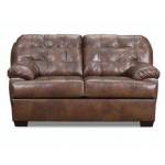 Saturio Loveseat in 2-Tone Brown Top Grain Leather Match - Acme Furniture 55776