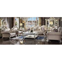 Picardy Oversized Sofa in Fabric & Antique Pearl - Acme Furniture 55465
