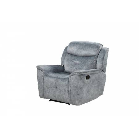 Mariana Recliner in Silver Gray Fabric - Acme Furniture 55032