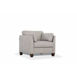 Matias Chair in Dusty White Leather - Acme Furniture 55017