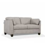 Matias Loveseat in Dusty White Leather - Acme Furniture 55016