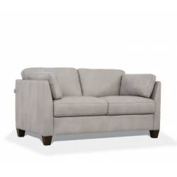 Matias Loveseat in Dusty White Leather - Acme Furniture 55016