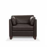 Matias Chair in Chocolate Leather - Acme Furniture 55012