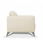 Malaga Chair in Cream Leather - Acme Furniture 55007