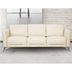 Malaga Sofa in Cream Leather - Acme Furniture 55005