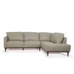 Tampa Sectional Sofa in Airy Green Leather - Acme Furniture 54975