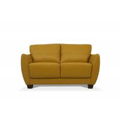 Valeria Loveseat in Mustard Leather - Acme Furniture 54946