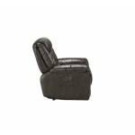 Imogen Recliner (Power Motion) in Gray Leather-Aire