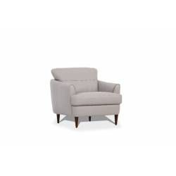 Helena Chair in Pearl Gray Leather