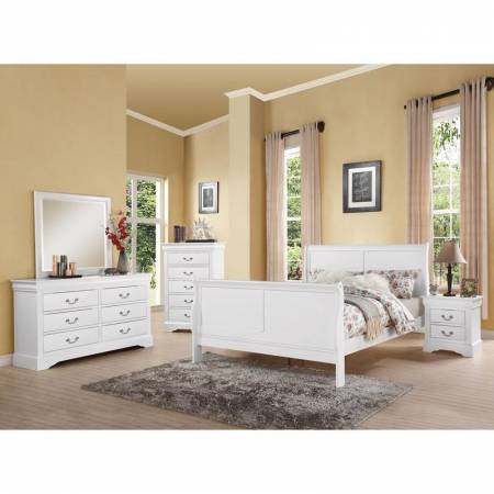 24500Q-4PC 4PC SETS Louis Philippe III 24500Q Queen Bed
