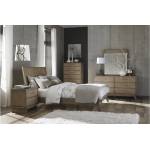 1744-1*4 4PC SETS Queen Platform Bed + NS + D + M