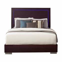 1706KLED-1CK* California King Bed, LED Headboard Moritz