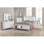 1616W-1Gr Queen King Platform with LED Lighting and Footboard Storage Bedroom 4PC Set Tamsin
