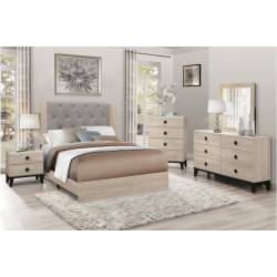 1524K-1CKGr California King Bedroom set 4PC in a Box Whiting