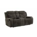 9519CH-2 Double Reclining Love Seat with Console Aragon
