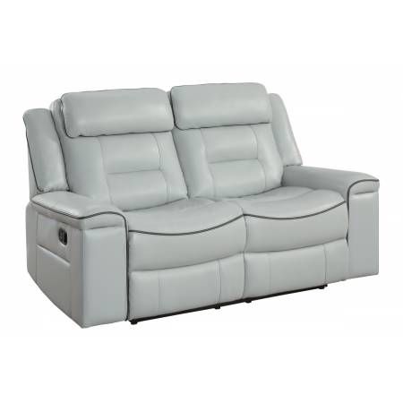 9999GY-2 Double Lay Flat Reclining Love Seat Darwan