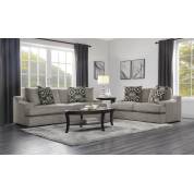 9404GY-2+3 	Love Seat with 2 Pillows and Sofa with 4 Pillows Orofino