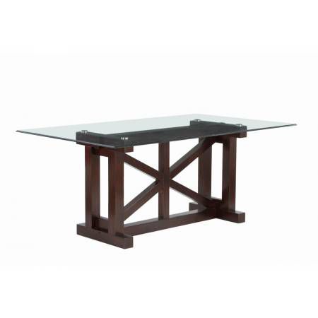 5514-72* Dining Table, Glass Top Salema