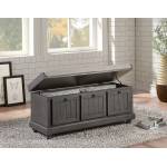 4586DG Bench, Dark Gray Finish Woodwell