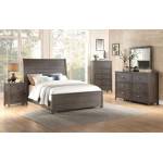 1923-1* Queen Sleigh Bed Hebron