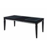 1916BK-84 Dining Table, Glass Insert Allura