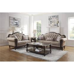 16829-2+3 Sofa with 3 pillows and Love Seat with 2 pillows Heath Court