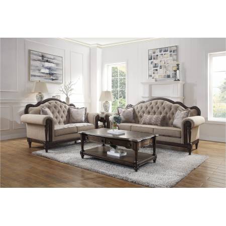 16829-2+3 Sofa with 3 pillows and Love Seat with 2 pillows Heath Court