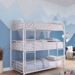 CM-BK937WH OPAL II TWIN/TWIN/TWIN BUNK BED