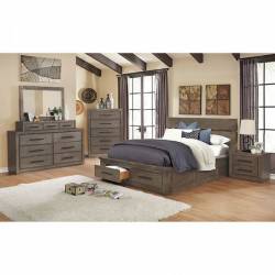 CM7047GY-Q-4PC 4PC SETS OAKES Queen BED