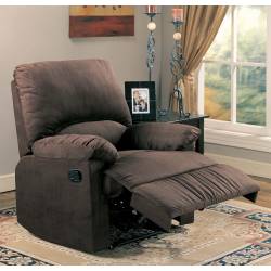 Recliners Microfiber Upholstered Glider Recliner