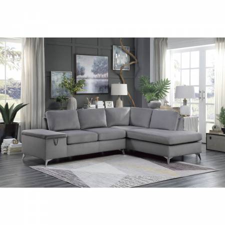 9847GY*SC 2-Piece Reversible Sectional with Storage Radnor