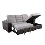 9808*SC 2-Piece Sectional with Pull-out Bed and Hidden Storage Alfio