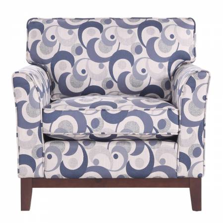 9806-1S Accent Chair Blue Lake