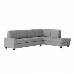 9507GRY*SC 2-Piece Reversible Sectional Maston