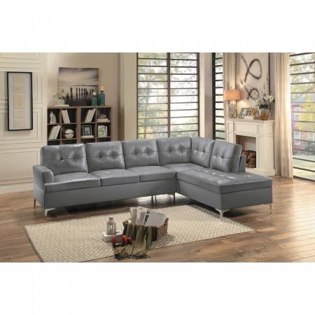 8378GRY* 2-Piece Sectional with Right Chaise Barrington