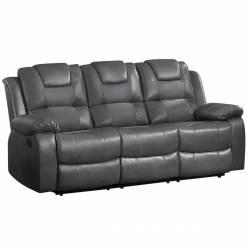 8210GRY-3 Double Reclining Sofa Taye