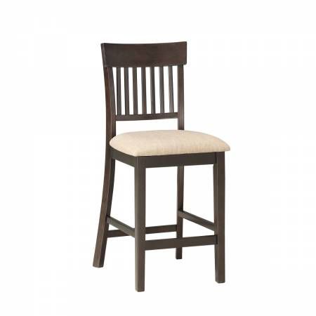 5716-24S1 Counter Height Chair, Slat Back Balin