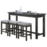 5713GY 4-Piece Pack Counter Height Set Connected