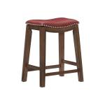 5682RED-24 24 Counter Height Stool, Red Ordway