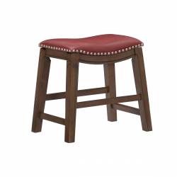 5682RED-18 18 Dining Stool, Red Ordway