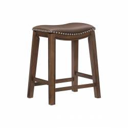 5682BRW-24 24 Counter Height Stool, Brown Ordway