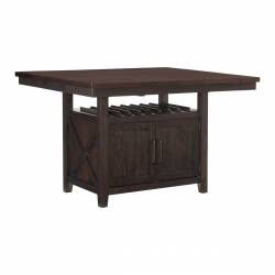 5655-36* Counter Height Table with Storage Base Oxton